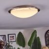 Brena ceiling light LED matt nickel, 1-light source