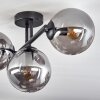 Gastor ceiling light, globe light Smoke-coloured, 3-light sources