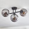 Gastor ceiling light, globe light Smoke-coloured, 3-light sources