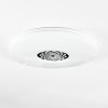 Wofi MORIS ceiling light LED white, 1-light source, Remote control