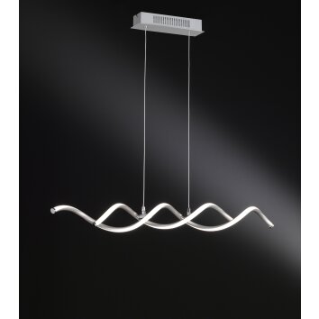 Wofi BONNEY pendant light LED matt nickel, 1-light source