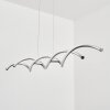 Galette Pendant Light LED matt nickel, 1-light source