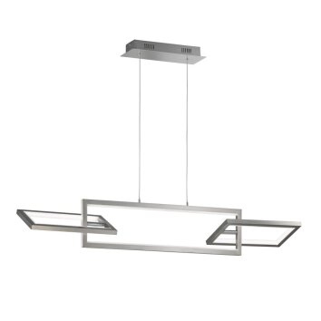 Pendant Light WOFI MURIEL LED matt nickel, 1-light source