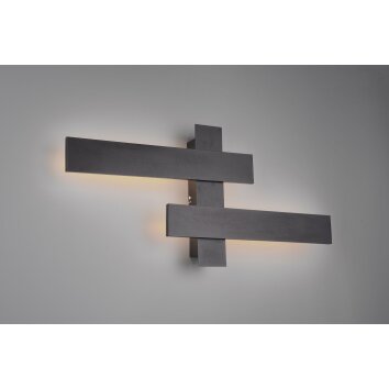 Trio BELFAST Wall Light LED black, 2-light sources