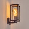 Rourega outdoor wall light black, 1-light source