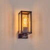 Rourega outdoor wall light black, 1-light source