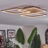 Brina ceiling light LED brown, gold, 1-light source