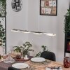 Ordal hanging light, pendant light LED silver, 4-light sources