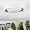 Kaas ceiling light LED black, white, 1-light source