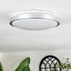 Sapioris ceiling light LED matt nickel, white, 1-light source