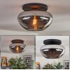 Mertola ceiling light, globe light Smoke-coloured, 1-light source