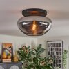 Mertola ceiling light, globe light Smoke-coloured, 1-light source