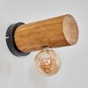 Argea wall light, wall spotlight brown, Ecru, black, 1-light source