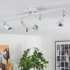 Gjedso ceiling light, ceiling spotlight LED chrome, white, 4-light sources