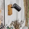 Gesteira wall light, wall spotlight Wood like finish, 1-light source