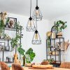 Kigali hanging light, pendant light black, 3-light sources