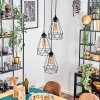 Kigali hanging light, pendant light black, 3-light sources