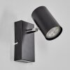 Gesteira wall light, wall spotlight black, 1-light source