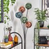 Ripoll floor lamp blue, green, coppery, 5-light sources