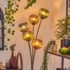 Koyoto floor lamp blue, green, coppery, 5-light sources