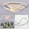 Davin ceiling light white, 1-light source