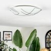 Davin ceiling light white, 1-light source