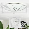 Davin ceiling light white, 1-light source