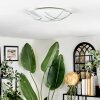 Davin ceiling light white, 1-light source