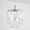 Ciora hanging light, pendant light chrome, 1-light source