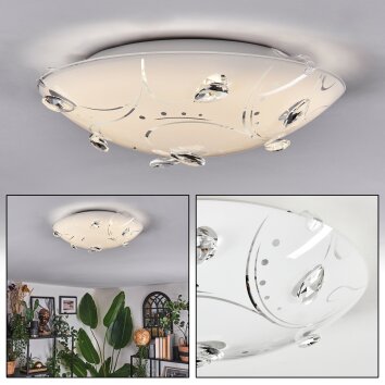 Davin ceiling light LED white, 1-light source