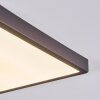 Finsrud ceiling light, Panel LED black, 1-light source