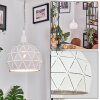 Ceira hanging light, pendant light white, 1-light source