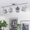 Ailer ceiling light, ceiling spotlight chrome, 4-light sources