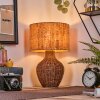 Halarna table lamp brown, Ecru, 1-light source