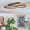 Pompu ceiling light LED Ecru, black, 1-light source