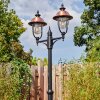 Gascon outdoor light, lamp post, path light black, 2-light sources