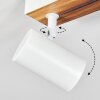 Gesteira ceiling light, ceiling spotlight Wood like finish, white, 2-light sources