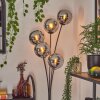 Gastor floor lamp chrome, Smoke-coloured, 5-light sources