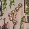 Gastor floor lamp chrome, Smoke-coloured, 6-light sources