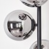 Gastor floor lamp chrome, Smoke-coloured, 4-light sources