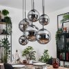 Gastor hanging light, globe light, pendant light Smoke-coloured, 6-light sources