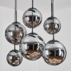 Gastor hanging light, globe light, pendant light Smoke-coloured, 6-light sources