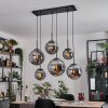 Gastor hanging light, globe light, pendant light Smoke-coloured, 6-light sources