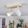 Gesteira ceiling light, ceiling spotlight Ecru, white, 2-light sources