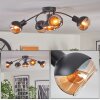 Qaran ceiling light black, 5-light sources