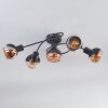 Qaran ceiling light black, 5-light sources