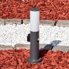 Caserta outdoor socket, pedestal light, path light anthracite, 1-light source, Motion sensor