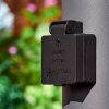 Caserta outdoor socket, pedestal light, path light anthracite, 1-light source, Motion sensor