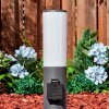 Caserta outdoor socket, pedestal light, path light anthracite, 1-light source