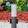 Caserta outdoor socket, pedestal light, path light anthracite, 1-light source